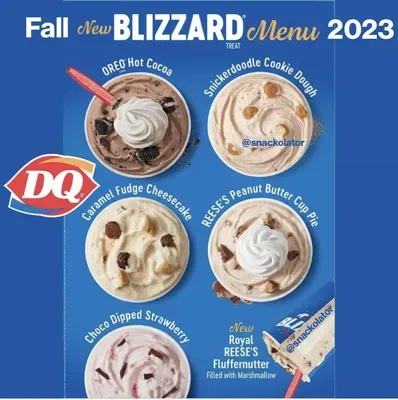 Dairy Queen Fall Treat Menu: New and Returning Favorites